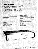 Tandberg TPA-3003 - Service Manual-2